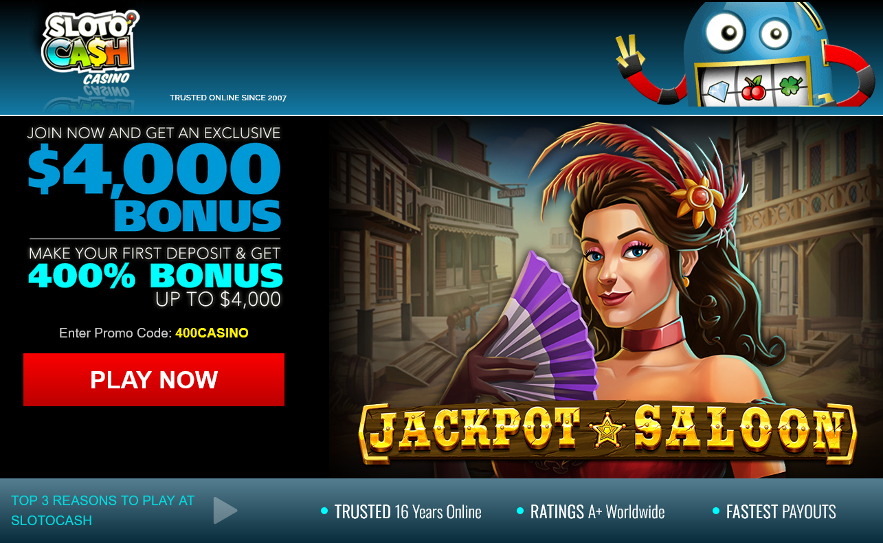 SlotoCash Jackpot Saloon