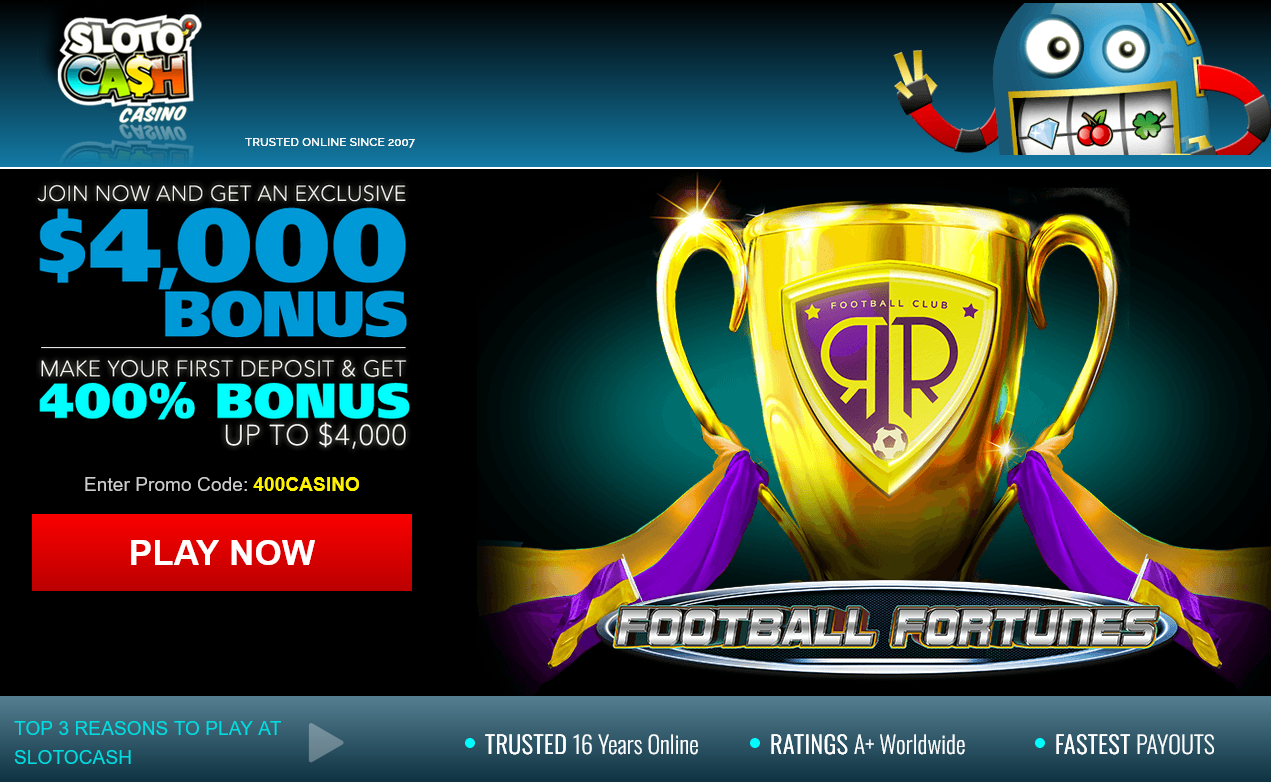 Slotocash Football Fortunes