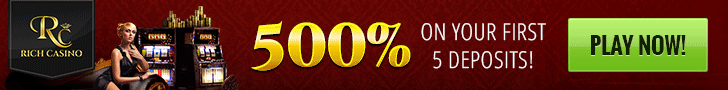 Fresh creative! New English banners for the New Rich Casino